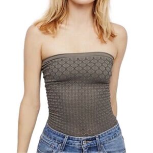 free people intimately honey grey tube top
